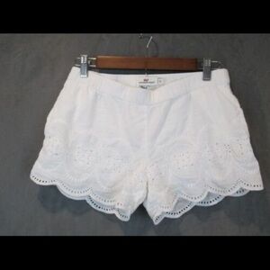 White Eyelet Women's Shorts
